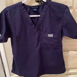 Blue Sky Scrubs Top
